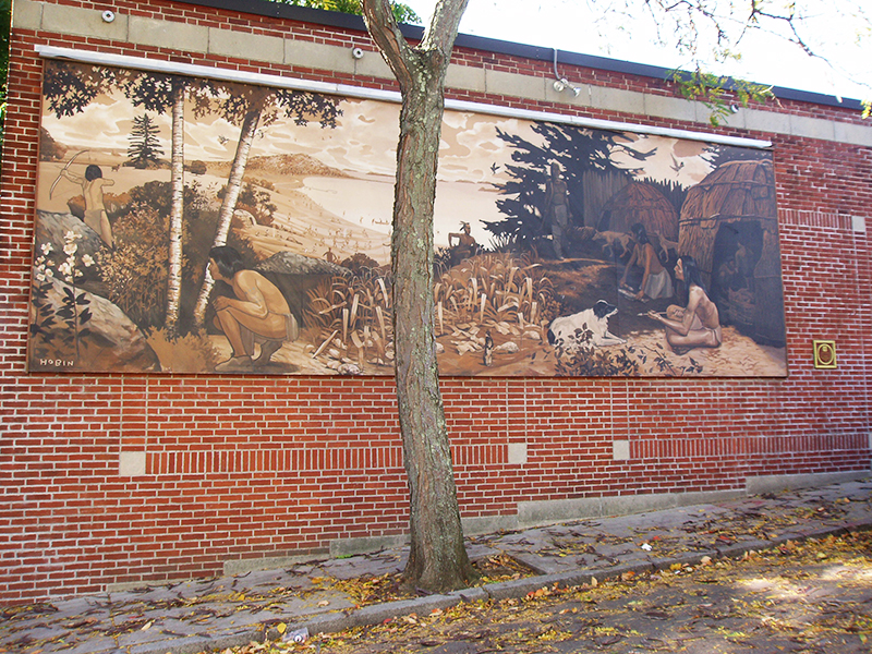 Fourteen years later – the Savin Hill mural, photographed on November 6, 2013.